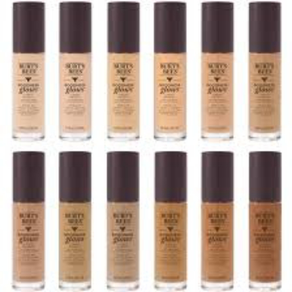 Burts Bees Goodness Glows Liquid Makeup- #1060 Chestnut.  1 oz Bottle. - Picture 6 of 9